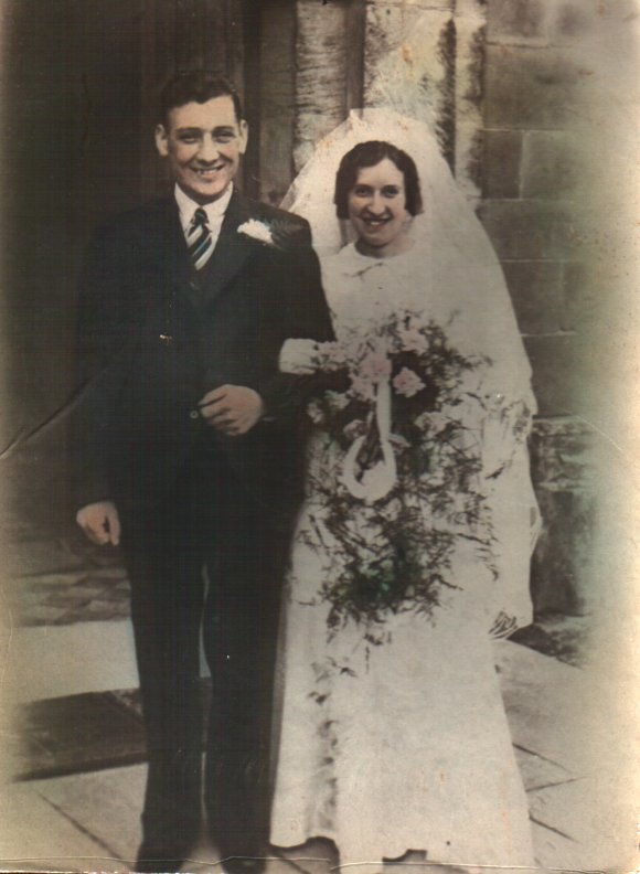 Photograph of Arthur Bickley and Gladys Rose Morris 1941.